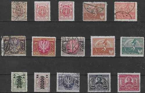 Sélection timbres pologne - sélection,
