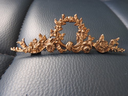 Ancien fronton bronze - ancien, cadre