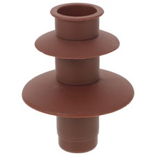  Fontaine à fondue au chocolat, tige en spirale, chauffe-plats au chocolat,
