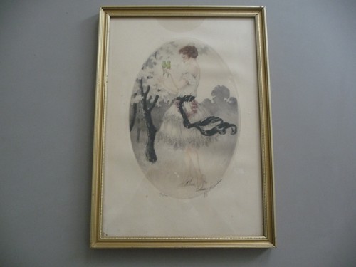 Engraving litho antique - litho,