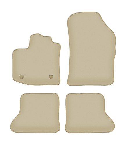 Tapis sol velours beige - de,