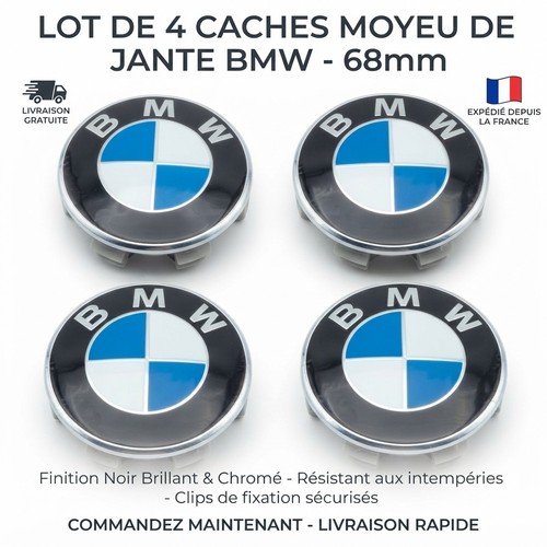 Lot caches moyeu bmw 68mm - de,