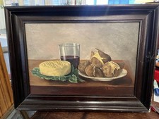 Ancien Tableau Signe Defleur