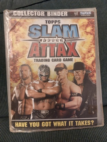 Classeur topps slam attax wwe - topps,