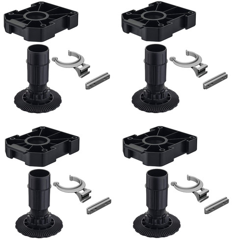Pieds socle piédestal - 4x,