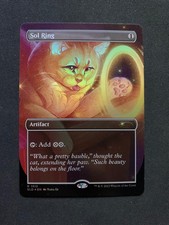 MTG Magic the Gathering Sol Ring FOIL Secret Lair Commander Raining Cats & Dogs