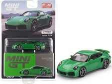 Porsche 911 Turbo S - MiJo - Phyton Green - Mini GT 1:64