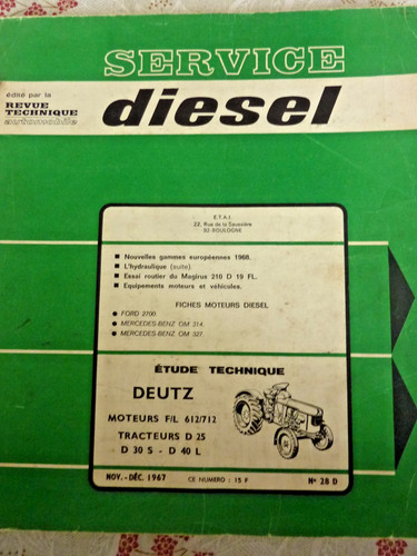 Revue technique tracteur - technique,