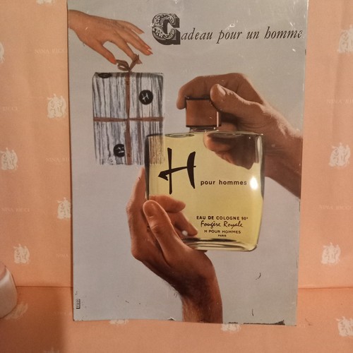 Pour homme ancienne plaque - ,