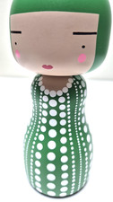 LUCIE KAAS DOT Green  Kokeshi