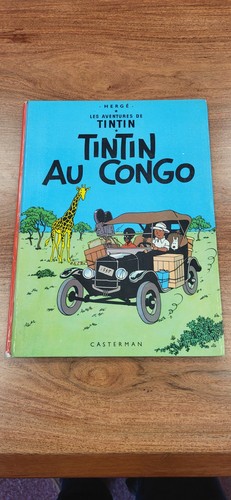 Tintin congo dedicacee - tintin, au