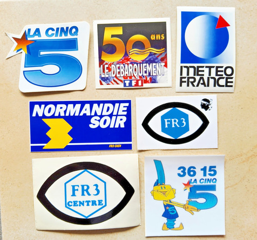 Lot autocollants fr3 - 7,