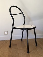 MOBILOR Chaise Design BAUHAUS tubulaire ca1950 Goût René Herbst  Mallet Stevens