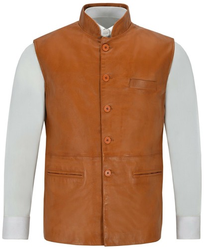 Homme cuir agneau gilet - homme,