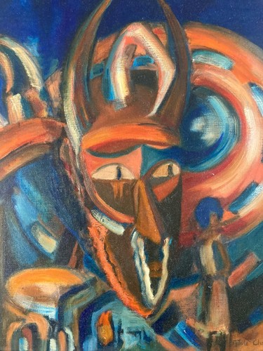 Très belle peinture - belle, 1980