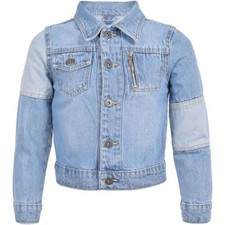 Hommes Veste Mode Jeans Manches Longues Bleu Clair Blouson Bomber pour