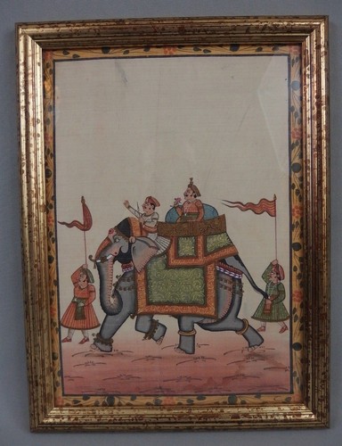 Ancienne peinture indienne sur - ancienne,
