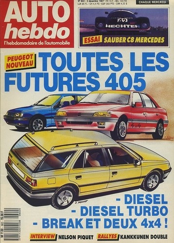 Auto hebdo 602 12 1987 - hebdo, 02/12/1987