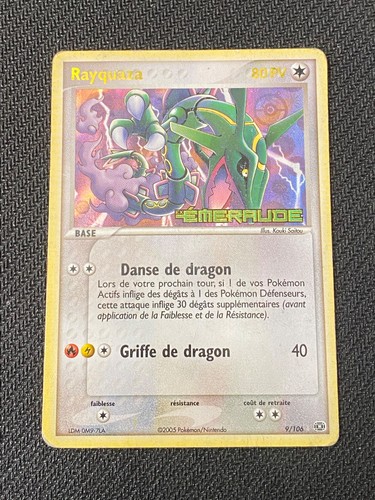 Carte pokémon rayquaza 106 - carte,