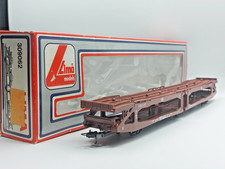 Wagon porte voitures porte auto LIMA HO 1/87 train électrique