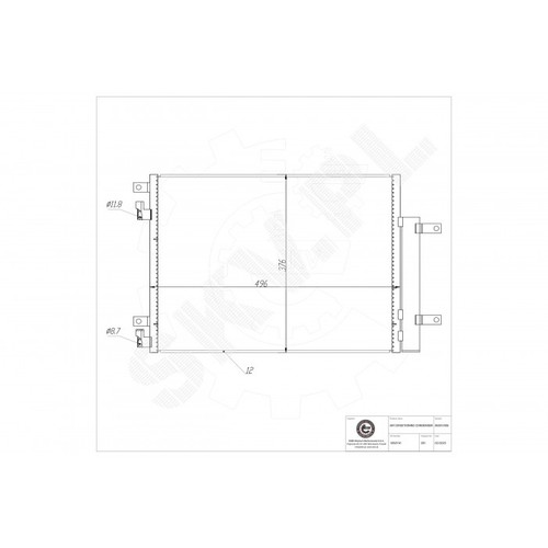 Condenseur clim pour opel - condenseur,
