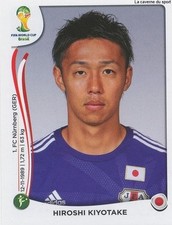 255 HIROSHI KIYOTAKE # JAPAN STICKER PANINI FIFA WORLD CUP BRAZIL 2014