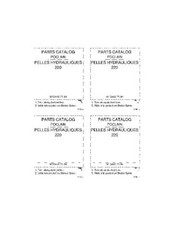CASE POCLAIN 220 PELLES HYDRAULIQUES (1984) PARTS CATALOG