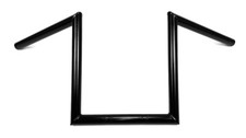1 Pouce (25,4mm) Guidon Square 30cm Noir compatible avec Harley-Davidson