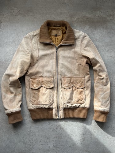 Blouson cuir chèvre - cuir, de