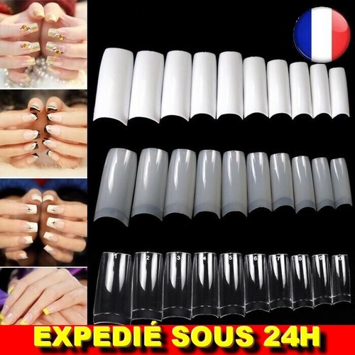 500 faux ongles clair - ongles,
