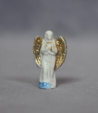 ANTIQUE FEVE: ANGEL WITH GOLD WINGS / 1st era polychrome porcelain
