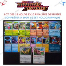 Lot de 18 Cartes Pokémon SET