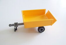 PLAYMOBIL (T4125) FARM - Orange Trailer with Gardener's Tilt Dumpster 4486