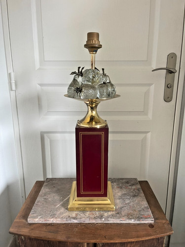 Ancien lampe dauphin - ancien, coupe