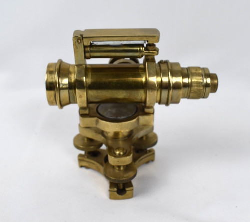 Old brass geometer level - old,