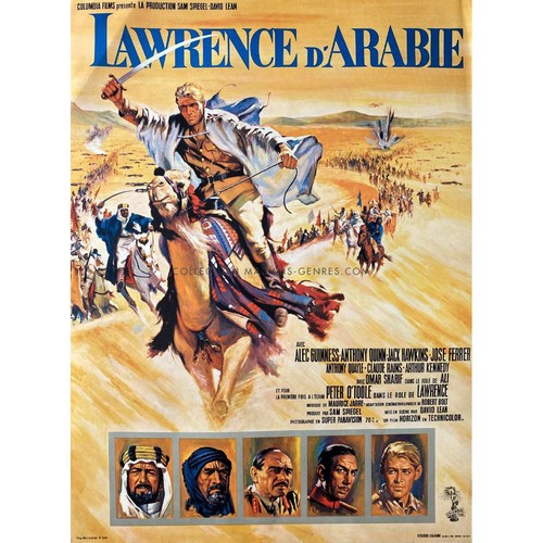 Lawrence arabie rare affiche - lawrence,