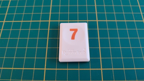 Tuile chiffre sept - chiffre,