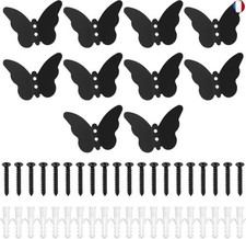 10 Pcs Patere Murale, Porte Manteau Mural, Crochet Porte Manteau, Patères 