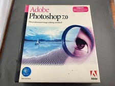 Adobe Photoshop 7.0 Upgrade Software CD Mac OSX Serial 2002 (L)
