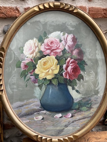 Belle peintures fleur - peintures, rose