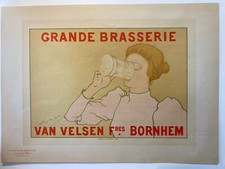 Les maitres de l'affiche, grande brasserie, Armand Rassenfosse