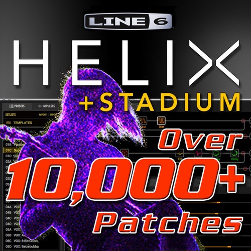 Line helix patches - -, /