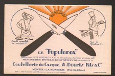 MONTEL-LA MONNERIE (63) BLOTTER / POPULONOX KNIVES "COUTELLERIE A. DOURIS"