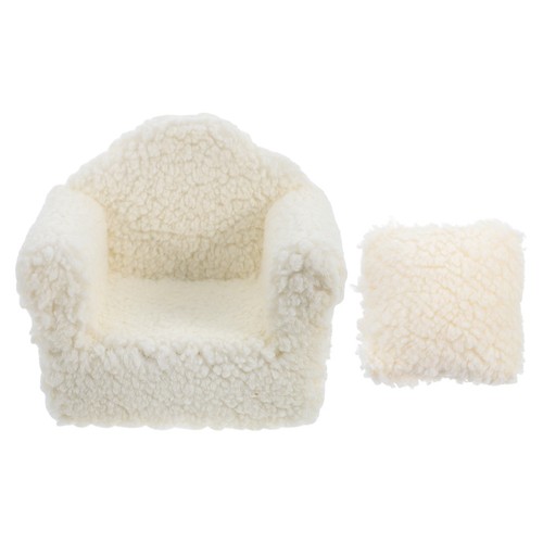 Miniature dollhouse sofa wood - dollhouse,