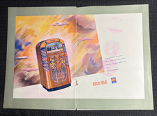 1945 ROCK-OLA JUKEBOX Model #1422 8.5x11" Print Ad FN 6.0 Phonograph of Tomorrow