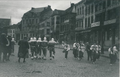 Binche 1950 fête - binche, des