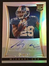 MICHAEL COX AUTHENTIC ROOKIE