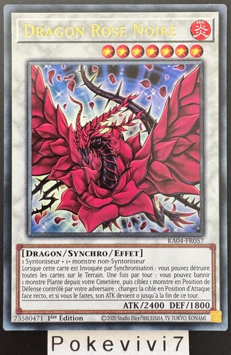 Carte dragon rose - carte,