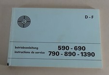 Operating instructions / manual Steyr trucks type 590/690/ 790/890/ 1390