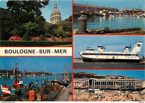 Carte postale boulogne - -,